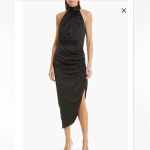 Veronica Beard Gabriella Ruched Silk Dress